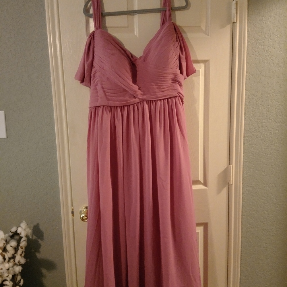 Dusty rose bridesmaid dress